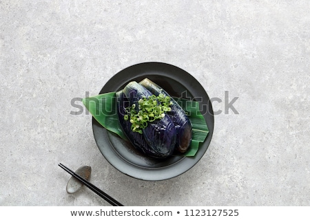 Foto d'archivio: Purple Eggplant Japanese Food