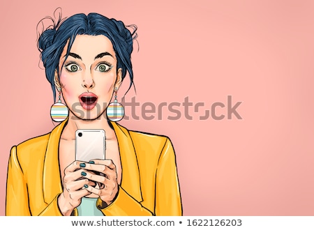 [[stock_photo]]: Omg Pop Art Kitsch Woman