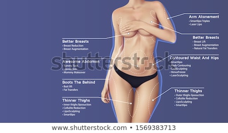 ストックフォト: A Set Of Breast Augmentation