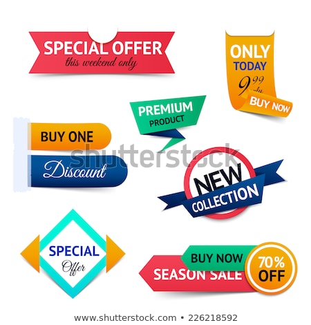 Zdjęcia stock: Sale Super Quality Special Offer Set Of Price Tags