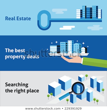 Foto d'archivio: Residential And Commercial Property Abstract Concept Vector Illustrations