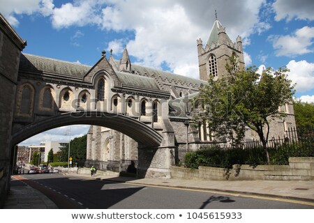 Сток-фото: Christchurch Cathedral With Gardens
