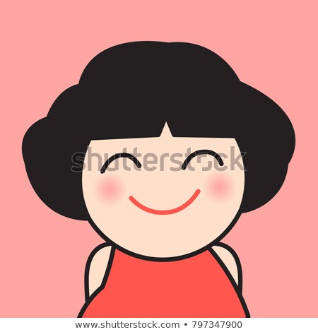 Stock fotó: Facial Closeup Of A Smiling Woman With A Wide Grin