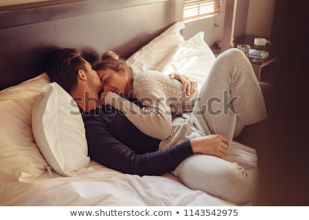 Foto stock: Man Comforting A Woman