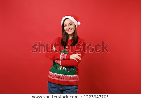 Stock photo: Young Santa Girl