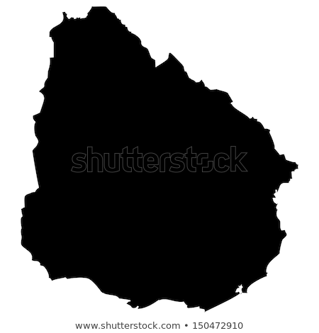Сток-фото: Map Of Uruguay