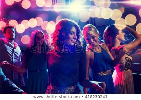 Foto stock: Women Having Bachelorette Party In Night Club