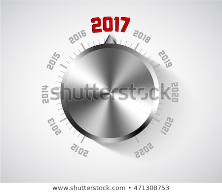 ストックフォト: Vector 2017 New Year Card For Music Lover