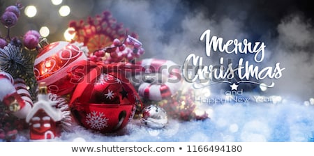 Stockfoto: Abstract Golden Christmas Bauble In Night