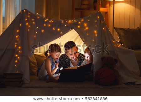 Stock fotó: Father Playing With Little Baby Daughter At Home