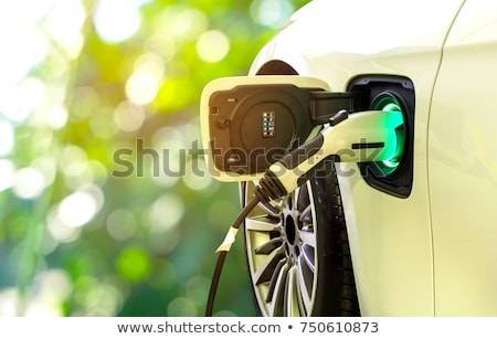 Сток-фото: Electric Car Charging Station