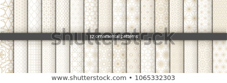 Foto stock: Orient Seamless Vector Pattern Abstract Background