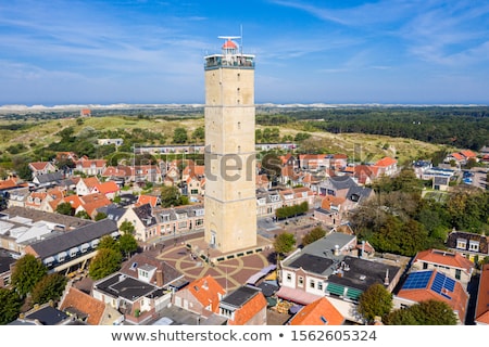 Foto stock: Lighthouse At Dutch Terschelling