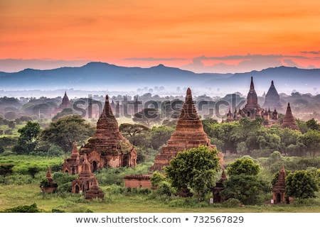 Сток-фото: Pagoda Landscape In Bagan