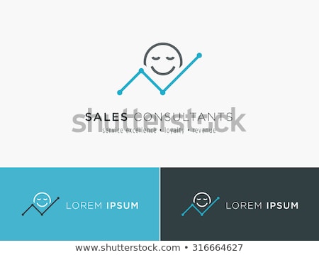 Foto stock: Customer Satisfaction Blue Vector Icon Design