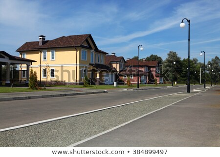 Сток-фото: Idyllic Neighborhood In America