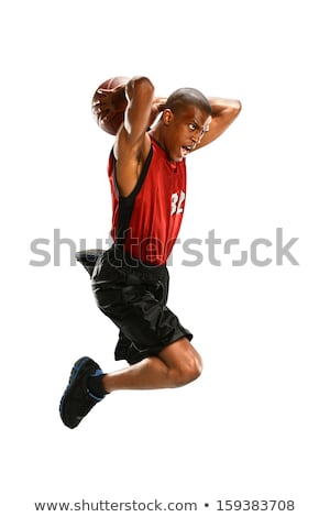 Stockfoto: An Energetic Basketball Player