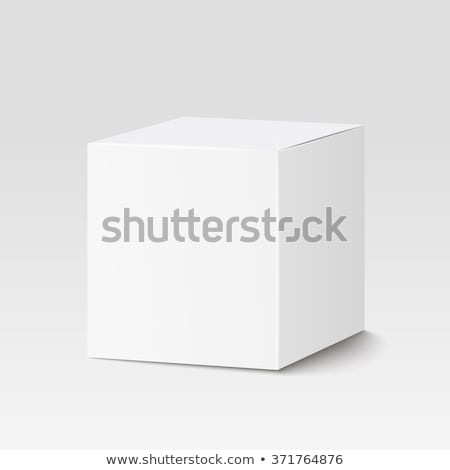 Stok fotoğraf: Vector Cubic Box Template