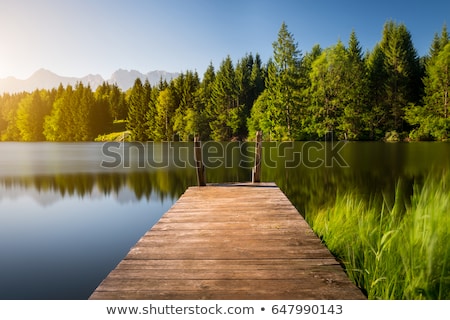 [[stock_photo]]: Wooden Pier On The Lake