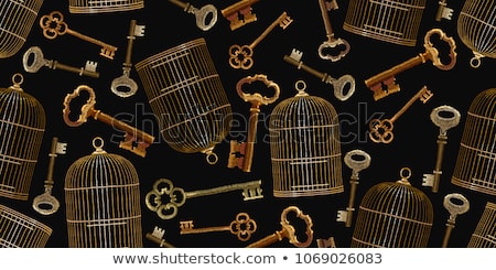 Foto stock: Golden Cage