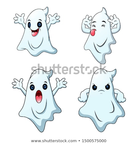 Stockfoto: Cartoon Ghost Dreaming