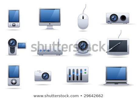 Foto stock: Hi Tech Equipment Icons