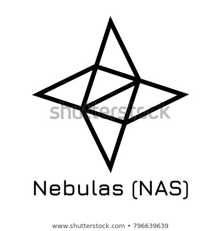 Foto stock: Nas - Nebulas The Icon Of Crypto Coins Or Market Emblem