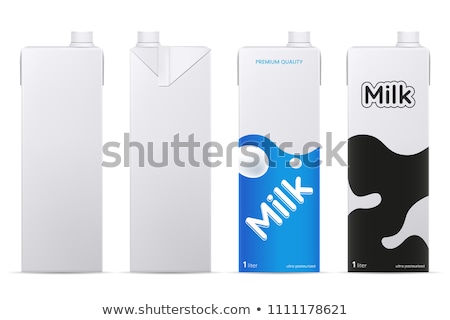 Stockfoto: Vector Blank Tetra Pack Mockup