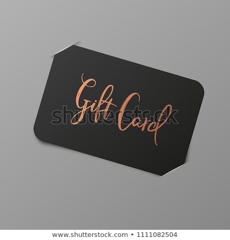 Zdjęcia stock: Vouchers Or Gift Cards Blank Icons With Ribbons