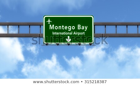 Сток-фото: Montego Bay Highway Sign