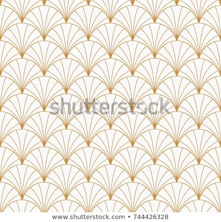 Foto stock: Art Deco Seamless Pattern With Flowers