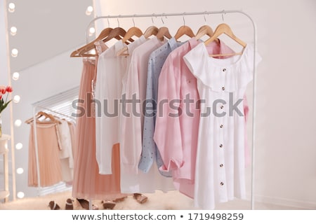 Stock fotó: Clothes Rack Wardrobe