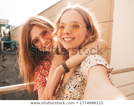 Stock foto: Sexy Woman At Phone