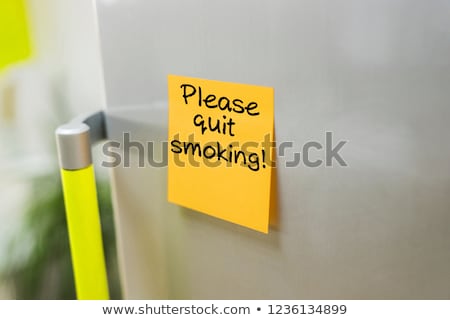 Stock fotó: Leave A Message On The Fridge