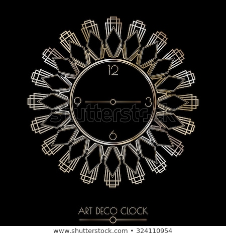 Foto stock: Art Deco Clock