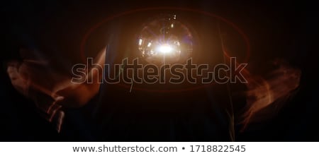 Stock fotó: Fortuneteller With Glowing Ball