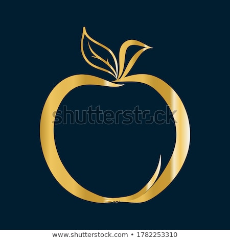 Stock photo: Info Golden Vector Icon Button