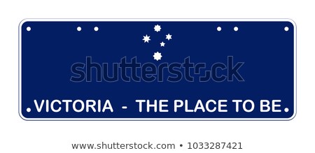 Stock fotó: Blank Australian Registration Plate