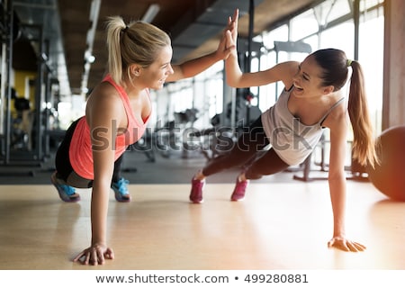 Foto stock: Woman In The Gym