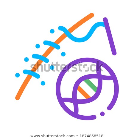 Stok fotoğraf: Surgery Medical Stitches Biomaterial Vector Icon