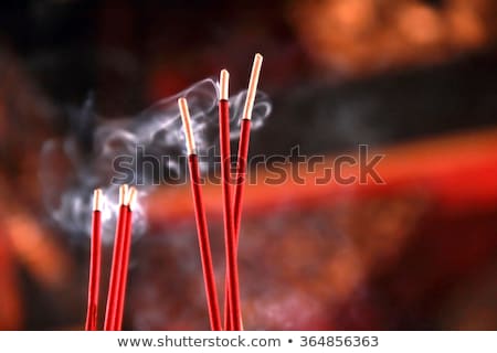Stock photo: Incense In Chinese Temple
