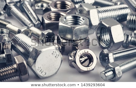 Foto stock: Screw Nuts And Bolts