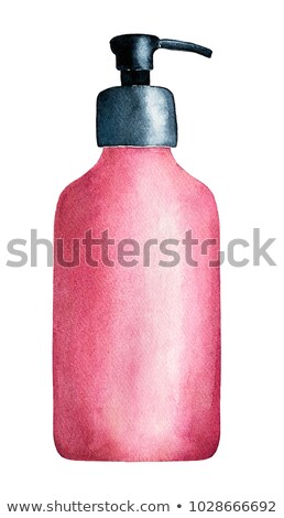 Stock photo: Color Shampoo Bottles