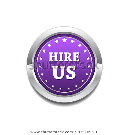 Stock photo: Hire Us Purple Circular Vector Button