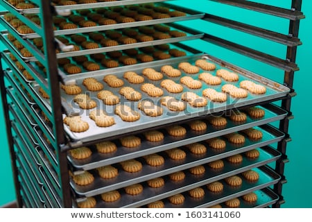 Foto stock: Production Of Cookies