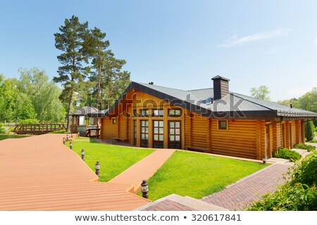 Zdjęcia stock: Wooden House In The Woods