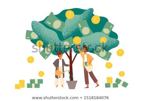 Stock foto: Investment Fund Concept Vector Illustration