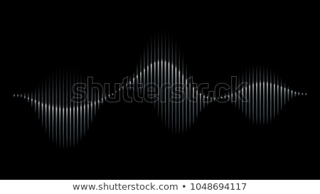 Foto stock: Sound Waves Background