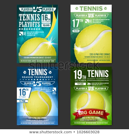 Club Ad For Tennis Imagine de stoc © pikepicture