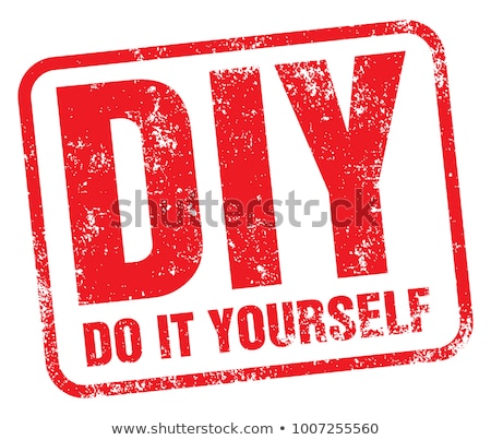 Stock photo: Red Stamp - Do It Yourself